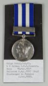 VICTORIAN EGYPT 1882 MEDAL with clasp for Alexandria 11th July engraved W Holmes, Ship's Corporal