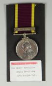 VICTORIAN THIRD CHINA WAR MEDAL with clasp Relief of Pekin (with printed information card)