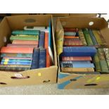 Two boxes of vintage books