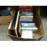 Box of mainly reference books including 'Observers', parcel of prints etc