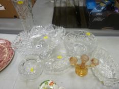 High quality glass vases and bowls etc