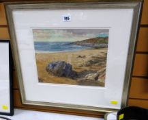 A watercolour signed PHILIP Y DAVIES together with another unsigned watercolour