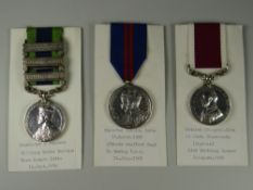 INDIAN GENERAL SERVICE MEDAL having three clasps North West Frontier 1930-31, Waziristan 1919-21 &
