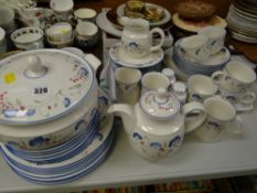 Quantity of Royal Doulton Expressions Windermere patterned dinnerware