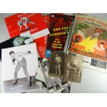 A parcel of ephemera & programmes relating to Welsh boxing