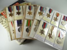 AN ALBUM OF WWII PERIOD MEDALS FOCUSED ON GREECE & CRETE comprised of various Stars, Defence medals,
