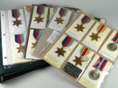 AN ALBUM OF WWII PERIOD MEDALS concerning the War in the Desert 1940-43 including British Armed