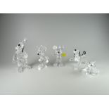 A parcel of Swarovski crystal Disney ornaments including Mickey Mouse, Minnie Mouse, Goofy &