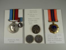 RHODESIA GENERAL SERVICE MEDAL & MINIATURE with the medal engraved to PR21478 Rifleman D A