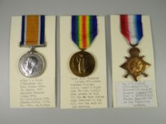 WWI PERIOD MEDALS comprising British War medal & Victory medal, engraved to 445454 A.Cpl. W.A. Coles