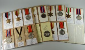 WWII PERIOD MEDALS concerned with the Desert War 1940-43 & of South African origin comprising