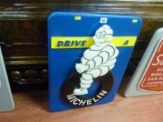 Michelin Tyres advertising plaque with Bibendum motif