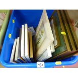 Crate of framed pictures and prints etc