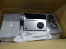 Boxed Sony CNT-S20B home audio system E/T