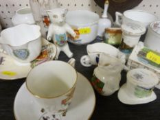 Parcel of late Foley and crested china