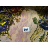 Oriental decorated throw