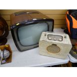 Vintage television by Murphy and an Everene Sky Queen wireless
