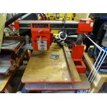 Shopmate radial arm saw, model S200T3