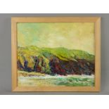 ANN FELLOWS oil on board - titled 'Sea Breezes', 24.5 x 29.75 cms SIGNED