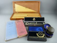 A COLLECTION OF SURVEYOR'S MEASURING INSTRUMENTS by Cary, Troughton & Simms etc to include a