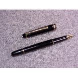 Black Montblanc Meisterstuck Ballpoint Pen