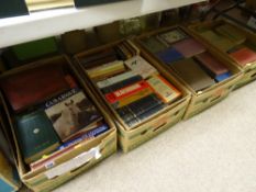 Four boxes of interesting vintage books