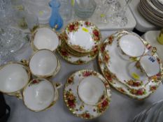 Quantity of Royal Albert Old Country Roses teaware