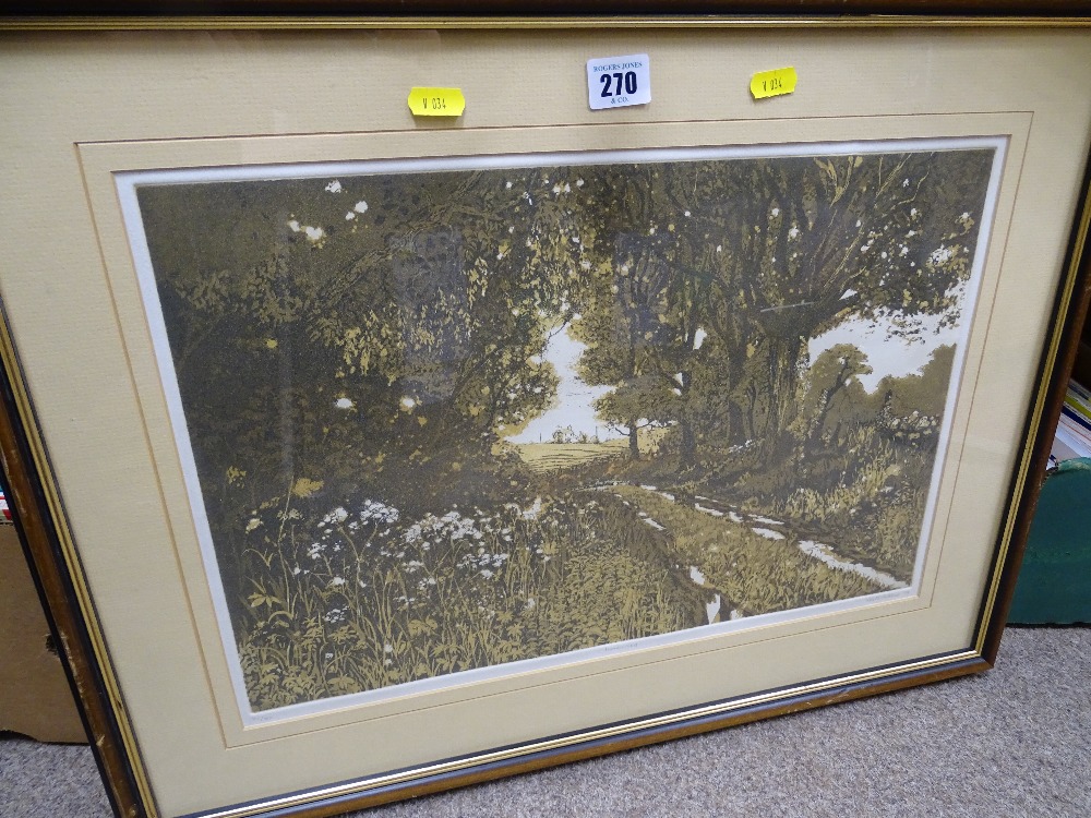 KEITH ANDREW limited edition (81/90) print - woodland scene