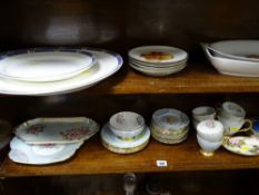 Good parcel of cabinet china and dinnerware including Marshall teaware etc