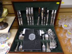 Part canteen and quantity of loose cutlery contents by Butler of Sheffield