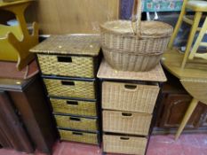 Parcel of storage baskets