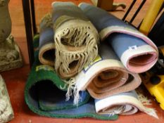 Parcel of washed rugs and others etc