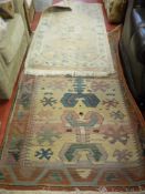 Gabbeh rug and a Chinese washed rug