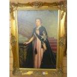 Gilt framed print of HM Queen Elizabeth II