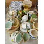 Mixed selection of household ornamental crockery and teaware