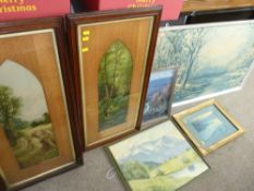 Quantity of framed pictures and prints by VERNON WARD etc