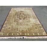 Tassel ended fine quality multi-coloured rug