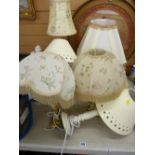 Quantity of decorative lamps and shades