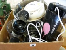 Parcel of kitchen/household small electrical items E/T