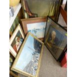 Quantity of framed pictures and prints, mostly after Old Masters