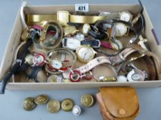Good quantity of lady's and gent's vintage and later wristwatches