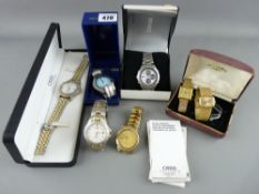 Selection of various lady's and gent's wristwatches