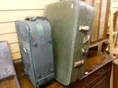 Vintage suitcase and one other
