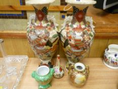 Pair of Satsuma vases and similar items