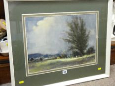 P R HIPKIS watercolour - 'The Cloud', 33 x 45 cms
