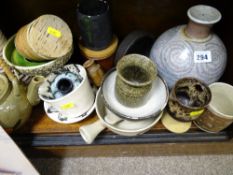 Parcel of mainly Studio pottery