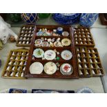 Multi-cased thimble collection along with a quantity of miniature display plates