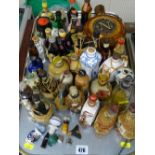 Good collection of glass and pottery miniatures