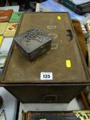 Old tin ammunition box