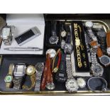 Collection of lady's and gent's wristwatches by various makers to include a boxed Charles Raymond